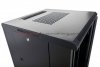 Szafa RACK 19 stojąca 42U 600x800 drzwi blacha/szkło, czarna